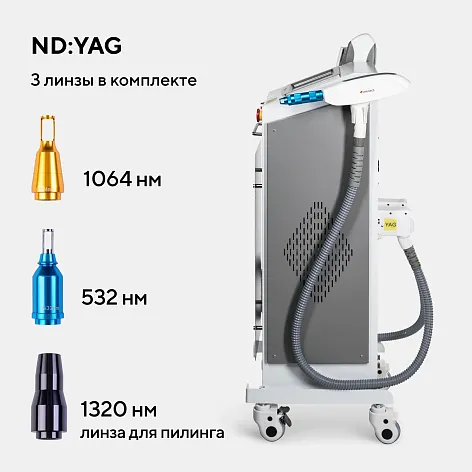 Неодимовый лазер + Элос эпилятор Lasertech COMBINE Premium Edition в Уфе